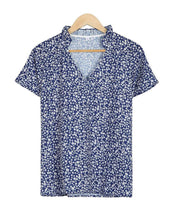 Load image into Gallery viewer, Comfy V-Neck Short Sleeve Blouse
