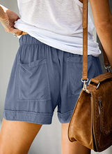 Load image into Gallery viewer, Drawstring Solid Color Shorts
