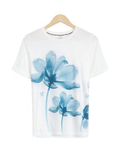 Load image into Gallery viewer, Elegant Print Short Sleeve Top
