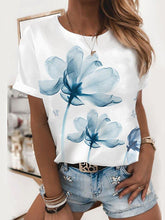 Load image into Gallery viewer, Elegant Print Short Sleeve Top
