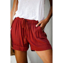 Load image into Gallery viewer, Drawstring Solid Color Shorts
